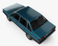 Volkswagen Santana CN-spec 带内饰 2000 3D模型 顶视图