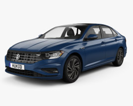 Volkswagen Jetta SEL Premium US-spec 2022 3D model