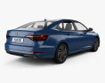 Volkswagen Jetta SEL Premium US-spec 2022 3D模型 后视图