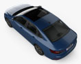 Volkswagen Jetta SEL Premium US-spec 2022 Modèle 3d vue du dessus