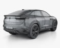 Volkswagen ID Crozz II с детальным интерьером 2017 3D модель