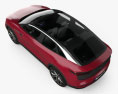 Volkswagen ID Crozz II 인테리어 가 있는 2017 3D 모델  top view