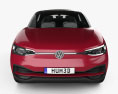 Volkswagen ID Crozz II с детальным интерьером 2017 3D модель front view