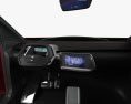 Volkswagen ID Crozz II with HQ interior 2017 3d model dashboard