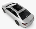 Volkswagen Passat PHEV CN-spec mit Innenraum 2021 3D-Modell Draufsicht