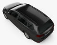 Volkswagen Golf variant Comfortline 2019 3Dモデル top view