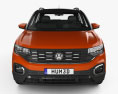 Volkswagen T-Cross Highline 2022 3D-Modell Vorderansicht