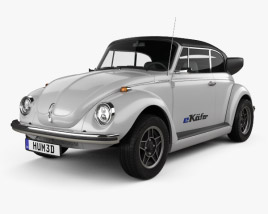 Volkswagen e-Beetle 2019 3D model
