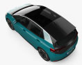 Volkswagen ID.3 2022 3D-Modell Draufsicht