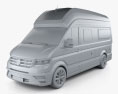Volkswagen Crafter Grand California 600 2023 3D-Modell clay render