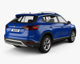 Volkswagen Tayron 2023 3D模型 后视图