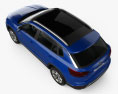 Volkswagen Tayron 2023 Modello 3D vista dall'alto