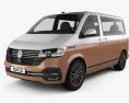 Volkswagen Transporter Multivan Bulli 2022 3D модель