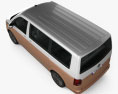 Volkswagen Transporter Multivan Bulli 2022 3Dモデル top view