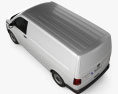 Volkswagen Transporter 厢式货车 Startline 2022 3D模型 顶视图