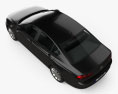 Volkswagen Passat Sedán 2022 Modelo 3D vista superior