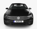 Volkswagen Passat sedan 2022 Modelo 3d vista de frente