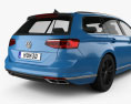 Volkswagen Passat variant R-line 2022 3D 모델 