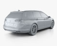 Volkswagen Passat variant R-line 2022 3D模型