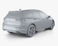 Volkswagen Golf GTE пятидверный Хэтчбек 2023 3D модель