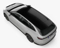 Volkswagen ID Space Vizzion 2021 3D-Modell Draufsicht