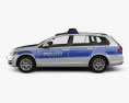 Volkswagen Golf variant Police Germany 2019 3d model side view