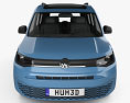 Volkswagen Caddy Life 2023 Modello 3D vista frontale