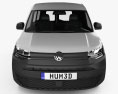 Volkswagen Caddy Maxi Furgoneta 2023 Modelo 3D vista frontal