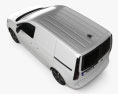 Volkswagen Caddy Furgoneta 2023 Modelo 3D vista superior