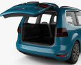 Volkswagen Sharan з детальним інтер'єром 2019 3D модель