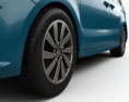 Volkswagen Sharan с детальным интерьером 2019 3D модель