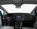 Volkswagen Sharan con interni 2019 Modello 3D dashboard