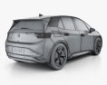 Volkswagen ID.3 1st mit Innenraum und Motor 2022 3D-Modell