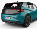 Volkswagen ID.3 1st з детальним інтер'єром та двигуном 2022 3D модель