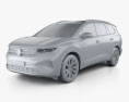 Volkswagen SMV 2022 3D-Modell clay render
