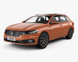 3D model of Volkswagen Gran Lavida 2021