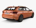 Volkswagen Gran Lavida 2021 3D-Modell Rückansicht