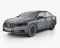Volkswagen Lavida Plus 2021 3D-Modell wire render