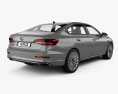 Volkswagen Lavida 2022 3D-Modell Rückansicht