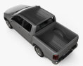 Volkswagen Amarok Crew Cab 2021 3D模型 顶视图