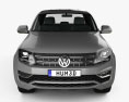 Volkswagen Amarok Crew Cab 2021 3D-Modell Vorderansicht