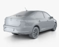Volkswagen Polo CIS-spec 세단 2023 3D 모델 