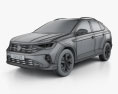 Volkswagen Nivus BR-spec 2022 Modèle 3d wire render