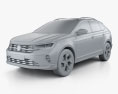 Volkswagen Nivus BR-spec 2022 Modello 3D clay render
