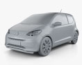 Volkswagen Up 3 portes 2020 Modèle 3d clay render