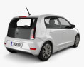 Volkswagen Up 5 portas 2020 Modelo 3d vista traseira