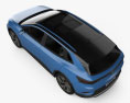 Volkswagen ID.4 2022 3Dモデル top view