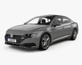 Volkswagen Arteon Elegance 인테리어 가 있는 2020 3D 모델 