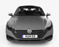 Volkswagen Arteon Elegance с детальным интерьером 2020 3D модель front view