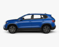 Volkswagen Taos 2024 3D-Modell Seitenansicht